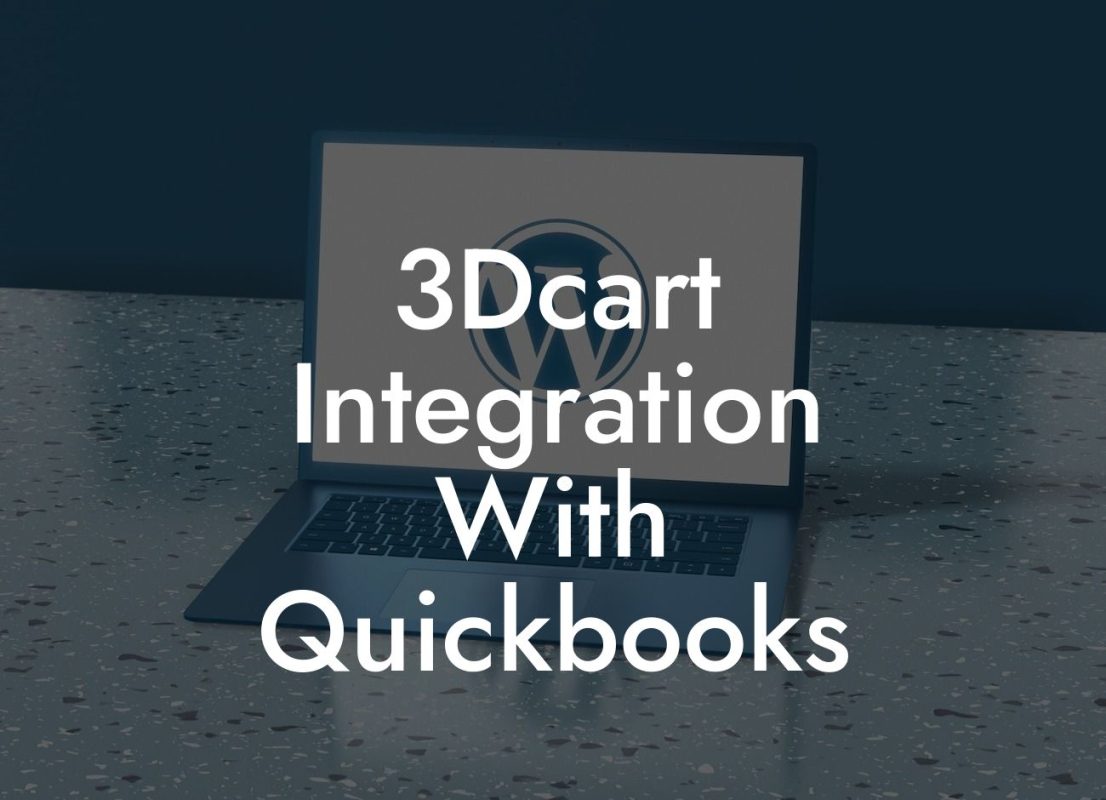 3Dcart Integration With Quickbooks