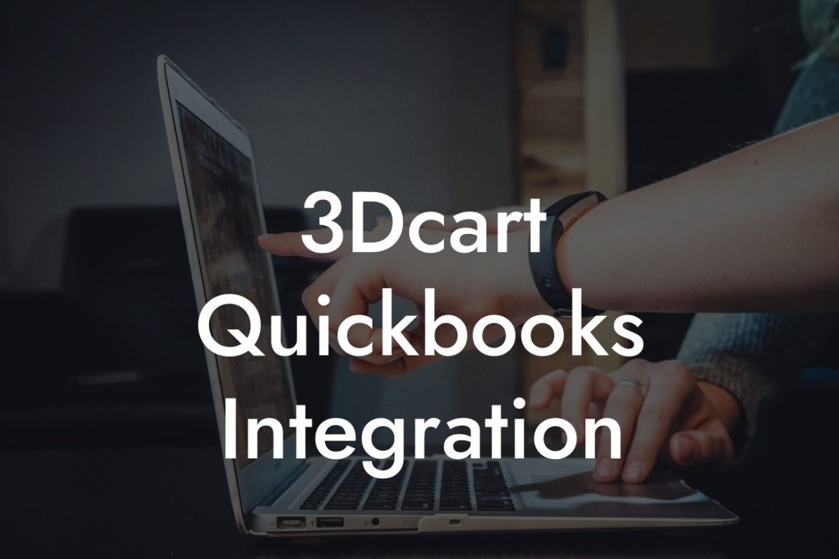 3Dcart Quickbooks Integration