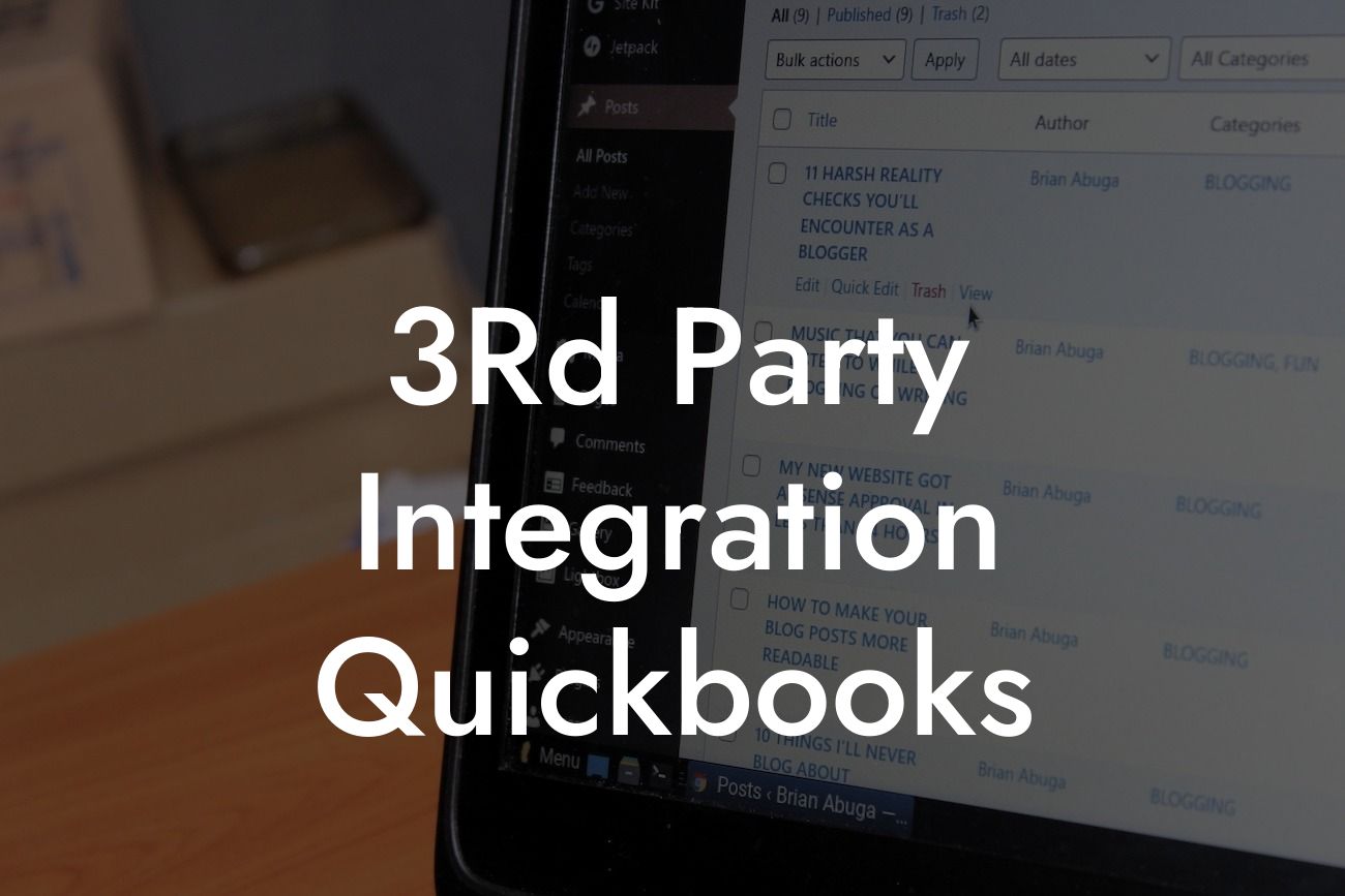 3Rd Party Integration Quickbooks