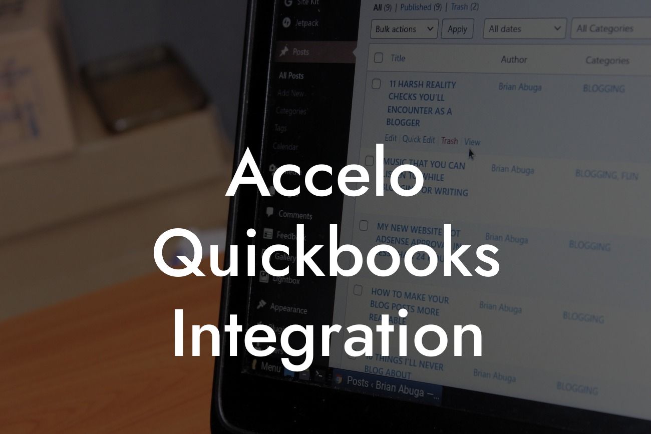 Accelo Quickbooks Integration