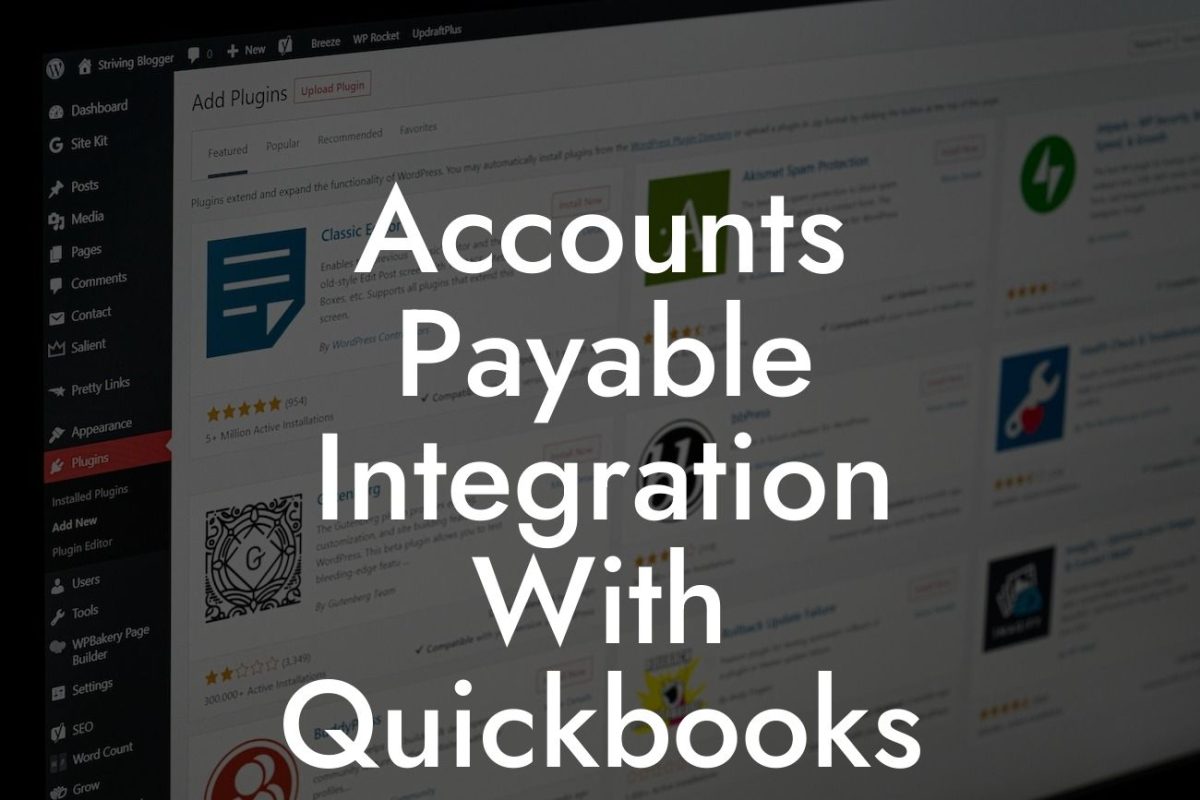 Accounts Payable Integration With Quickbooks