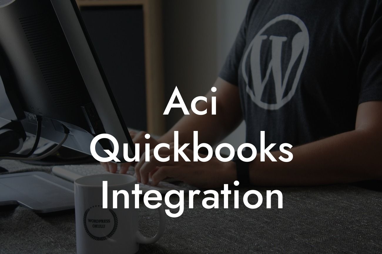 Aci Quickbooks Integration