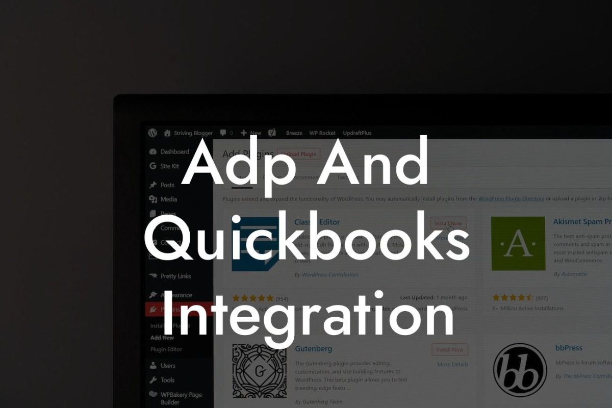 Adp And Quickbooks Integration