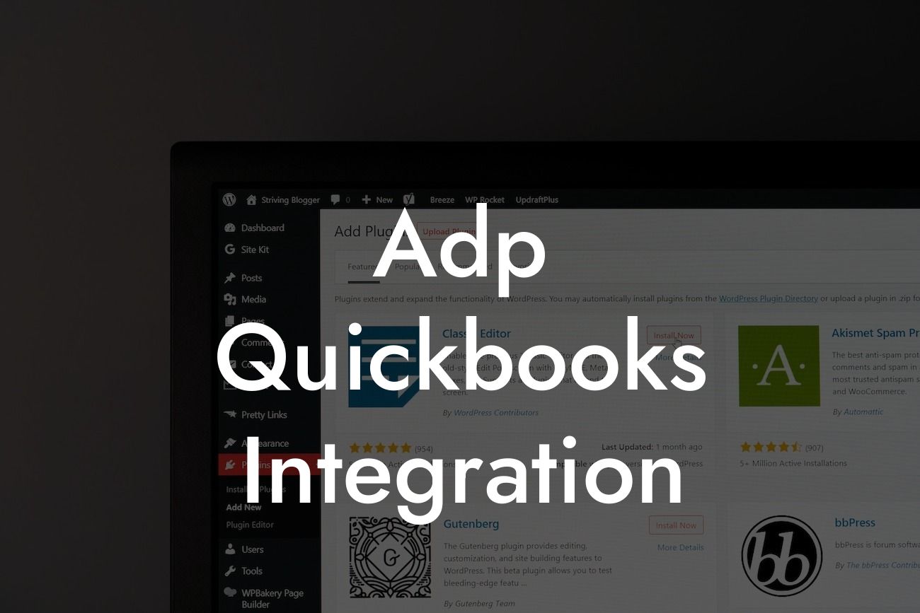 Adp Quickbooks Integration