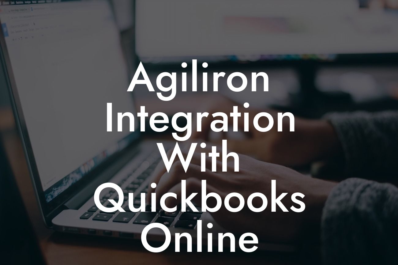 Agiliron Integration With Quickbooks Online