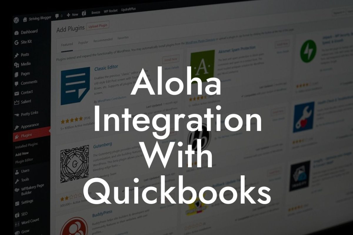 Aloha Integration With Quickbooks