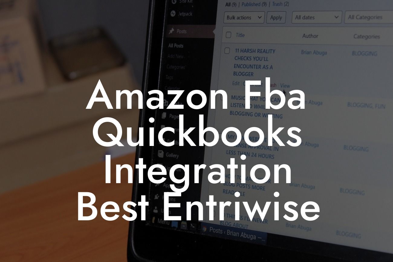 Amazon Fba Quickbooks Integration Best Entriwise