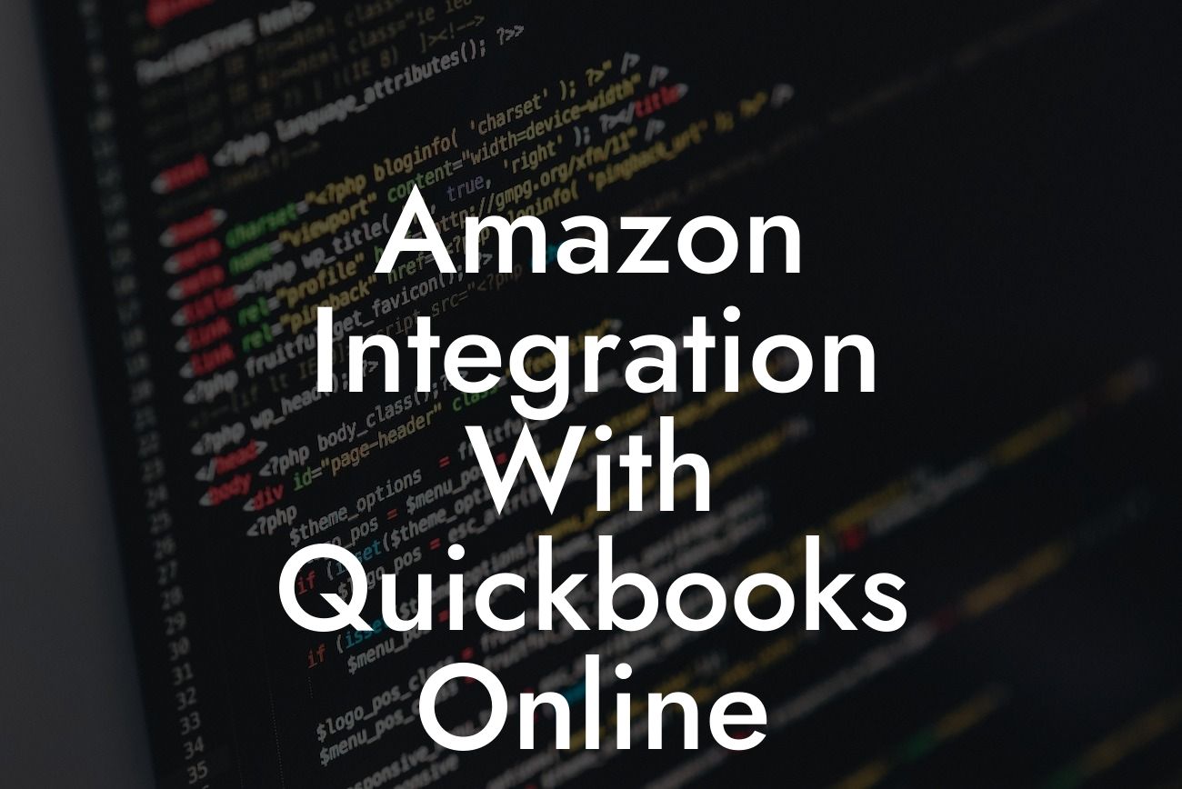 Amazon Integration With Quickbooks Online