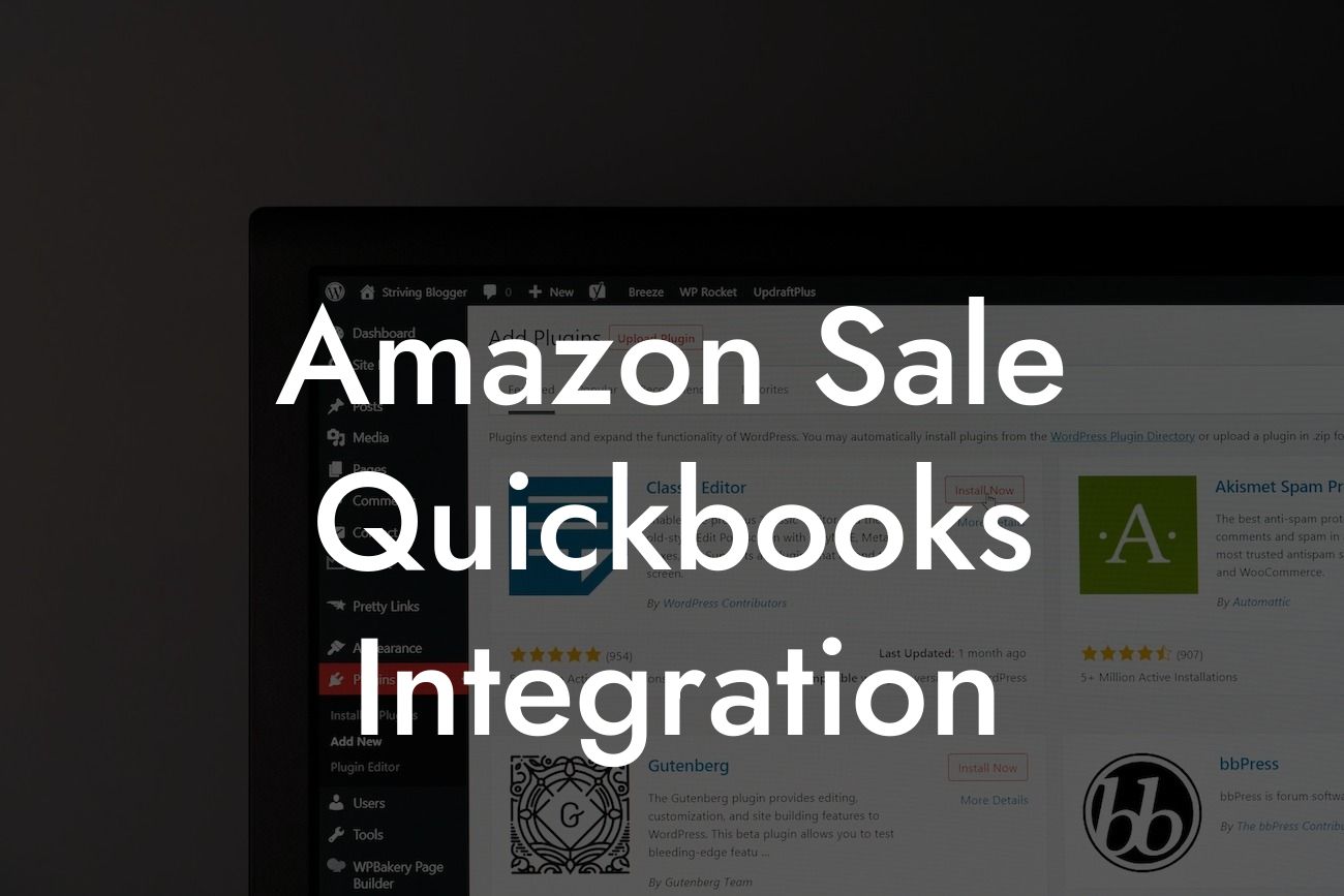 Amazon Sale Quickbooks Integration