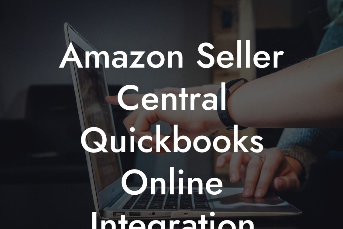 Amazon Seller Central Quickbooks Online Integration