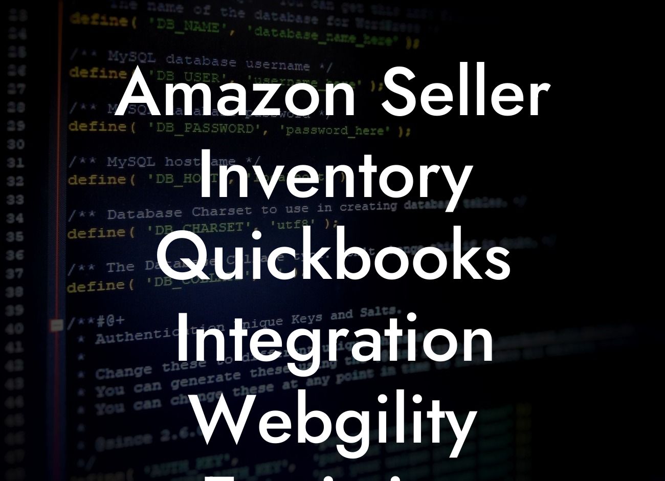 Amazon Seller Inventory Quickbooks Integration Webgility Entriwise