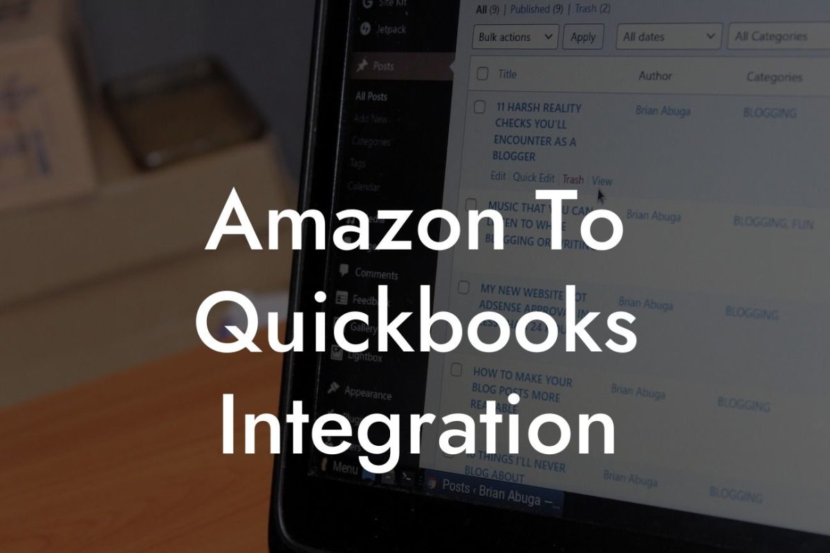 Amazon To Quickbooks Integration