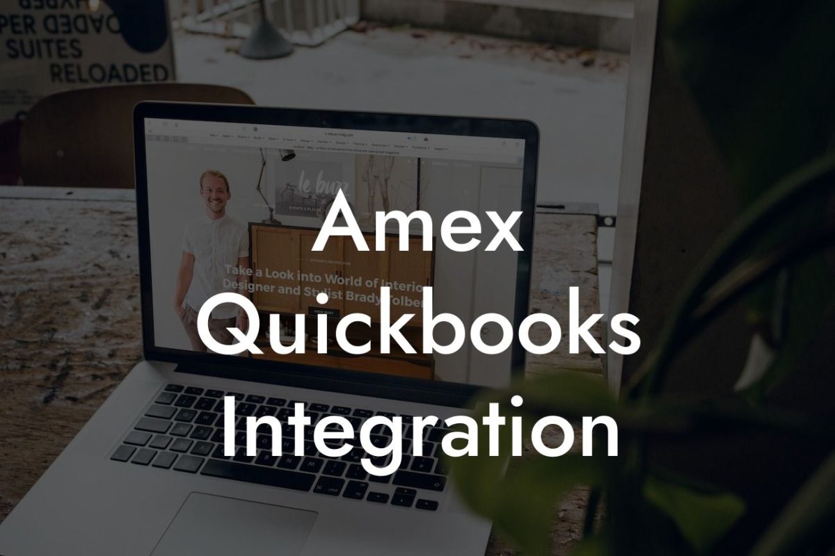 Amex Quickbooks Integration