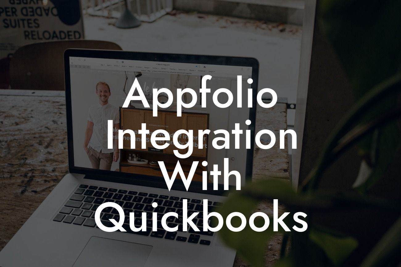 Appfolio Integration With Quickbooks