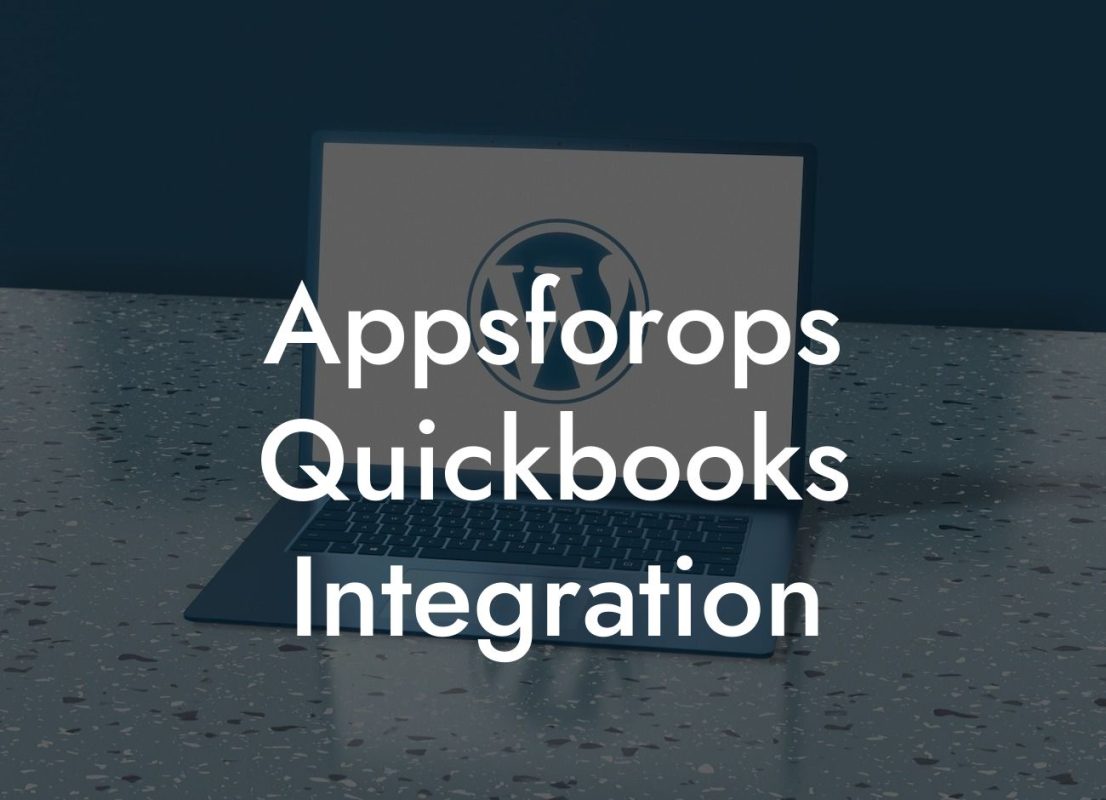 Appsforops Quickbooks Integration