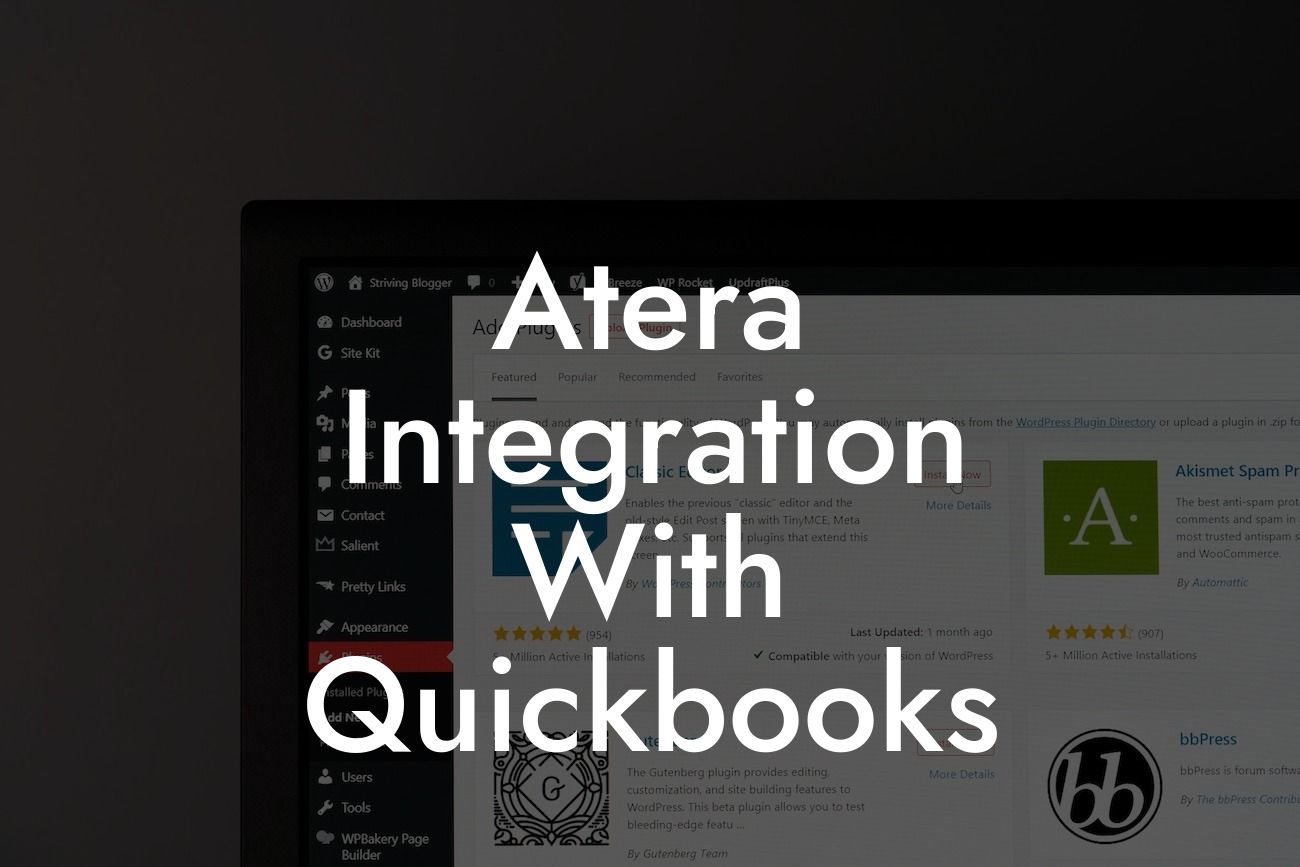 Atera Integration With Quickbooks