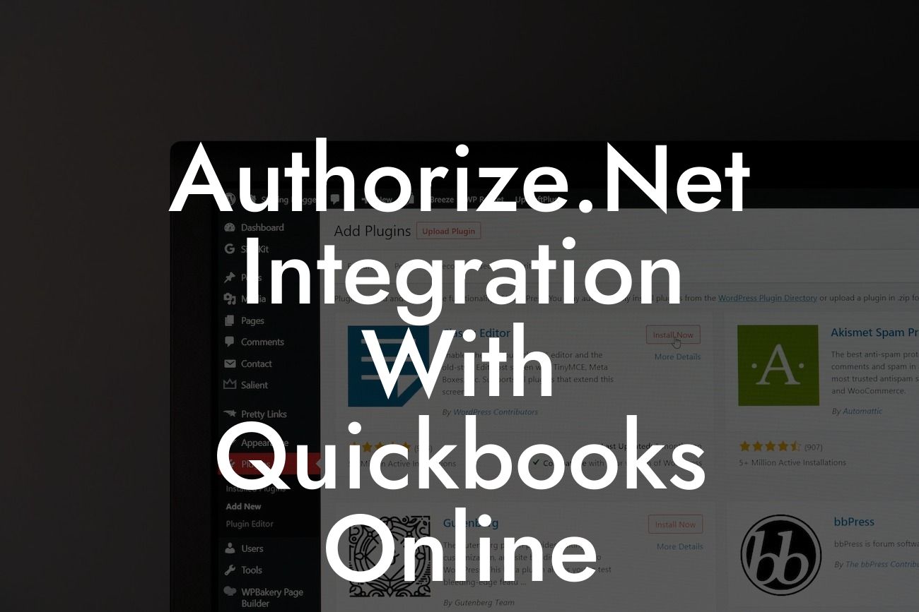 Authorize.Net Integration With Quickbooks Online