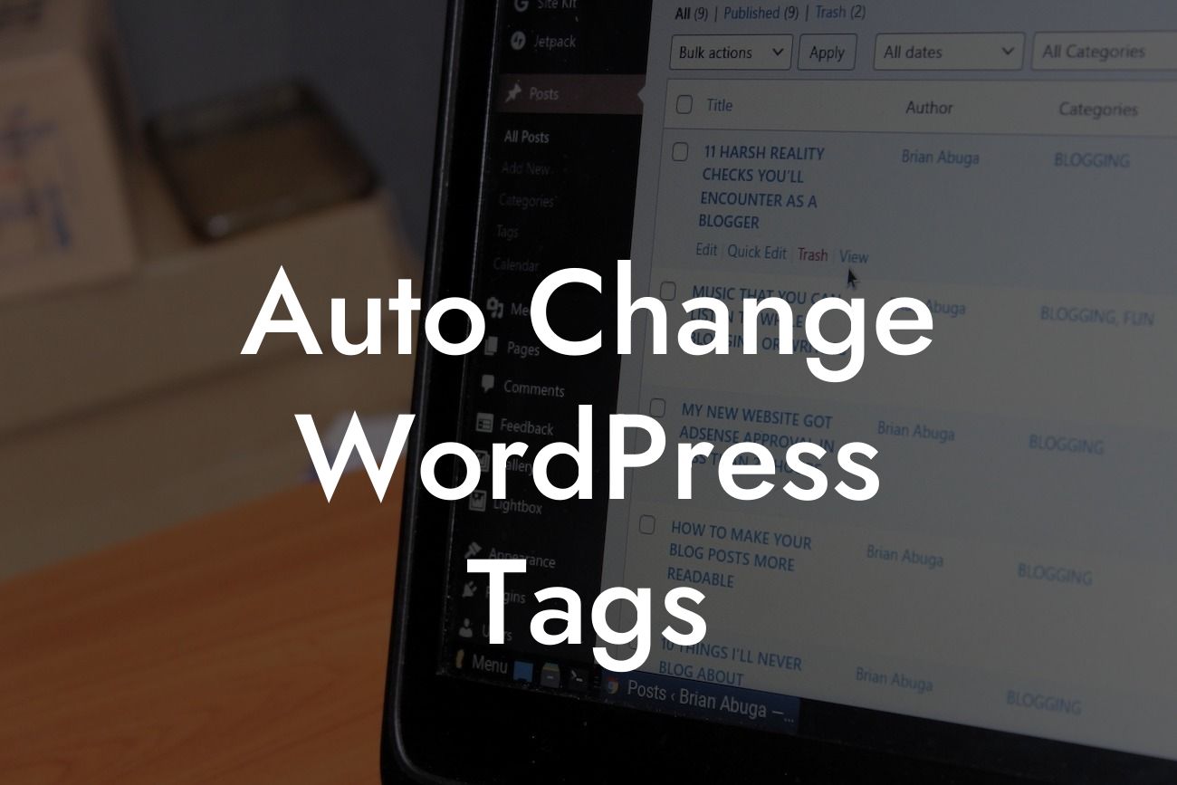 Auto Change WordPress Tags