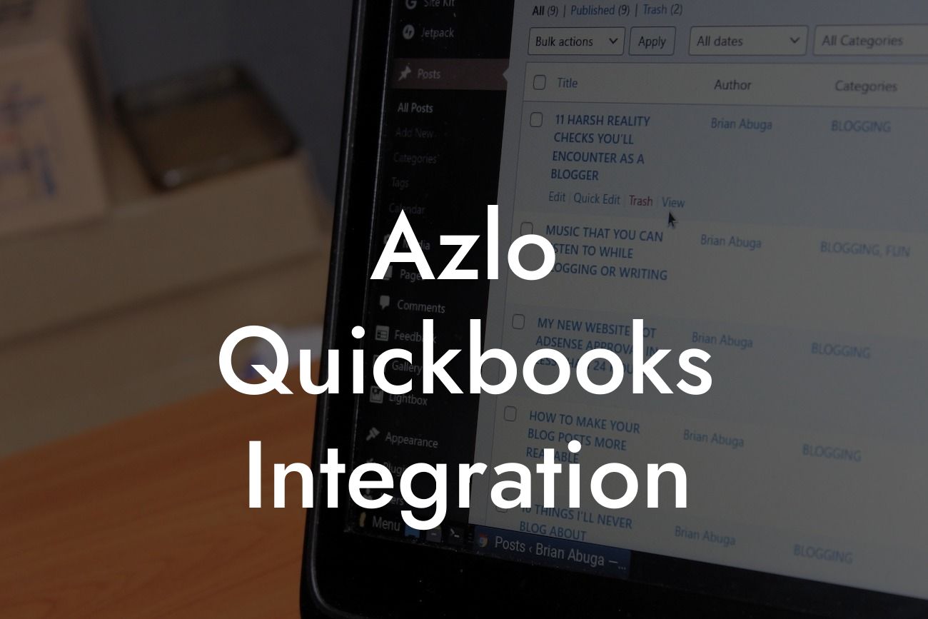 Azlo Quickbooks Integration