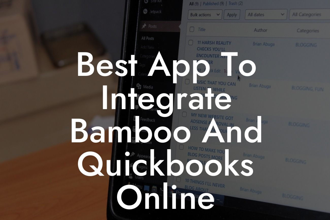 Best App To Integrate Bamboo And Quickbooks Online