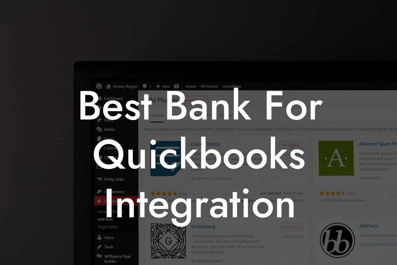 Best Bank For Quickbooks Integration