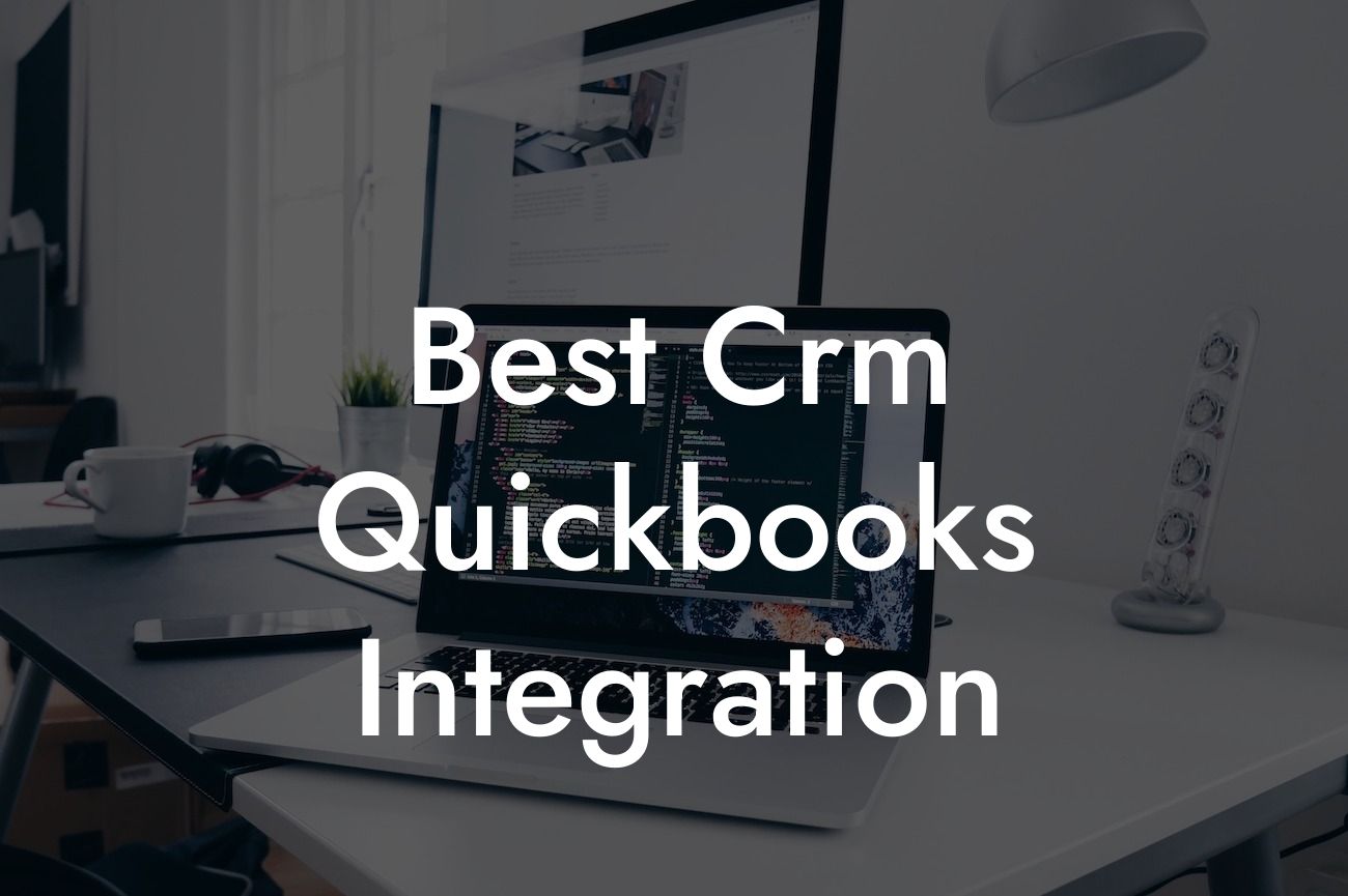 Best Crm Quickbooks Integration