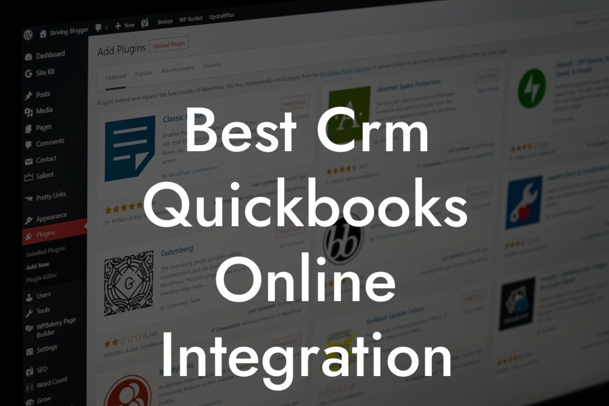 Best Crm Quickbooks Online Integration