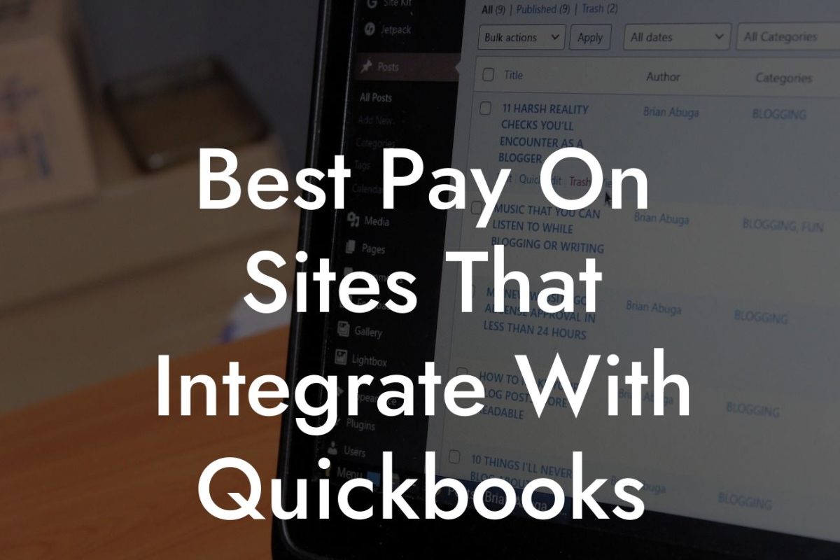 Best Pay On Sites That Integrate With Quickbooks