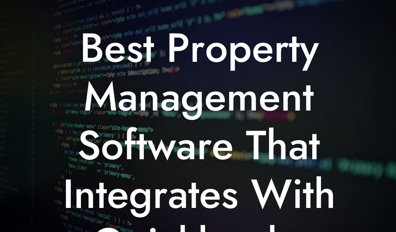 Best Property Management Software That Integrates With Quickbooks