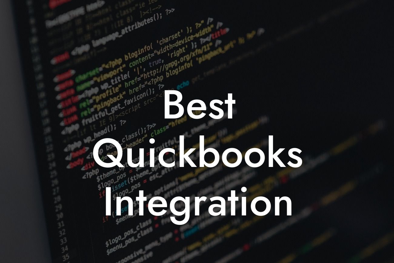 Best Quickbooks Integration