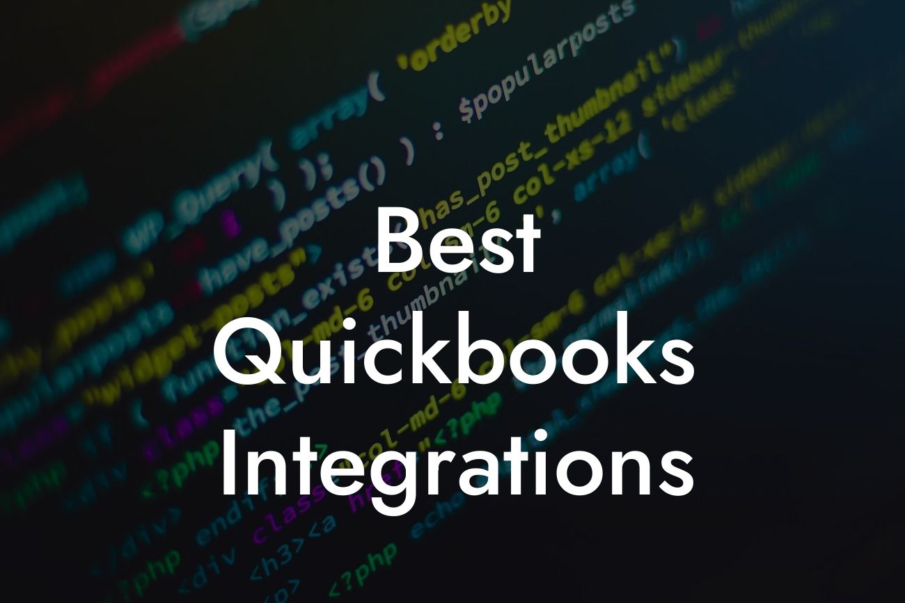 Best Quickbooks Integrations