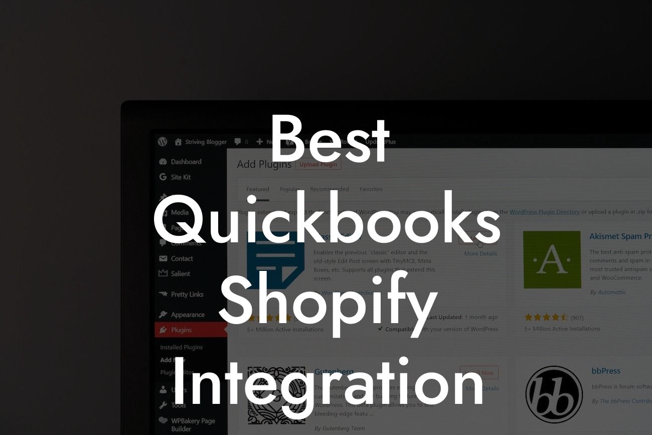 Best Quickbooks Shopify Integration