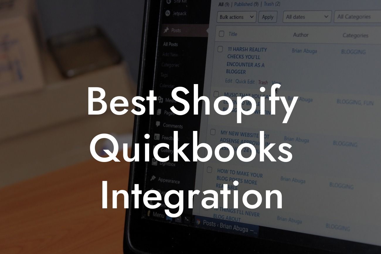 Best Shopify Quickbooks Integration