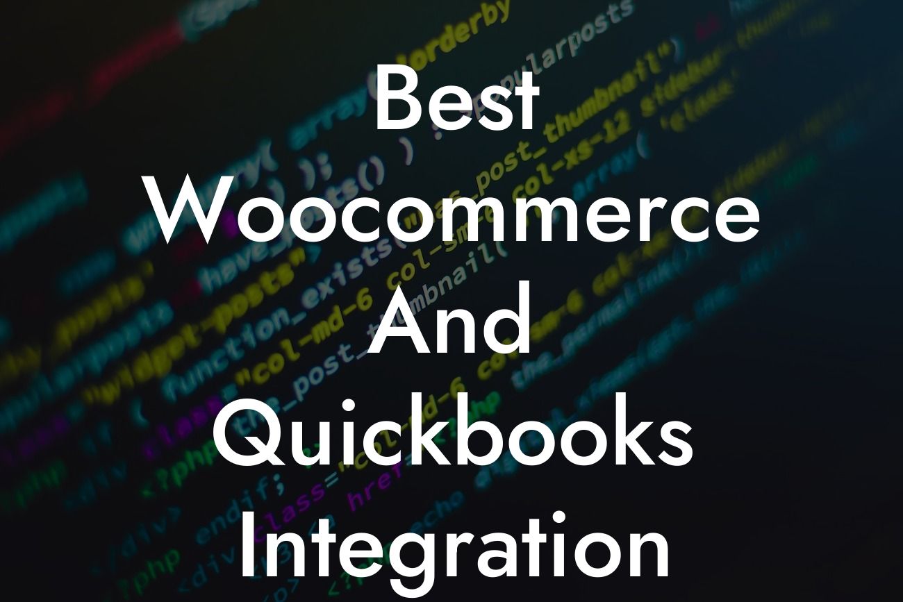 Best Woocommerce And Quickbooks Integration Software