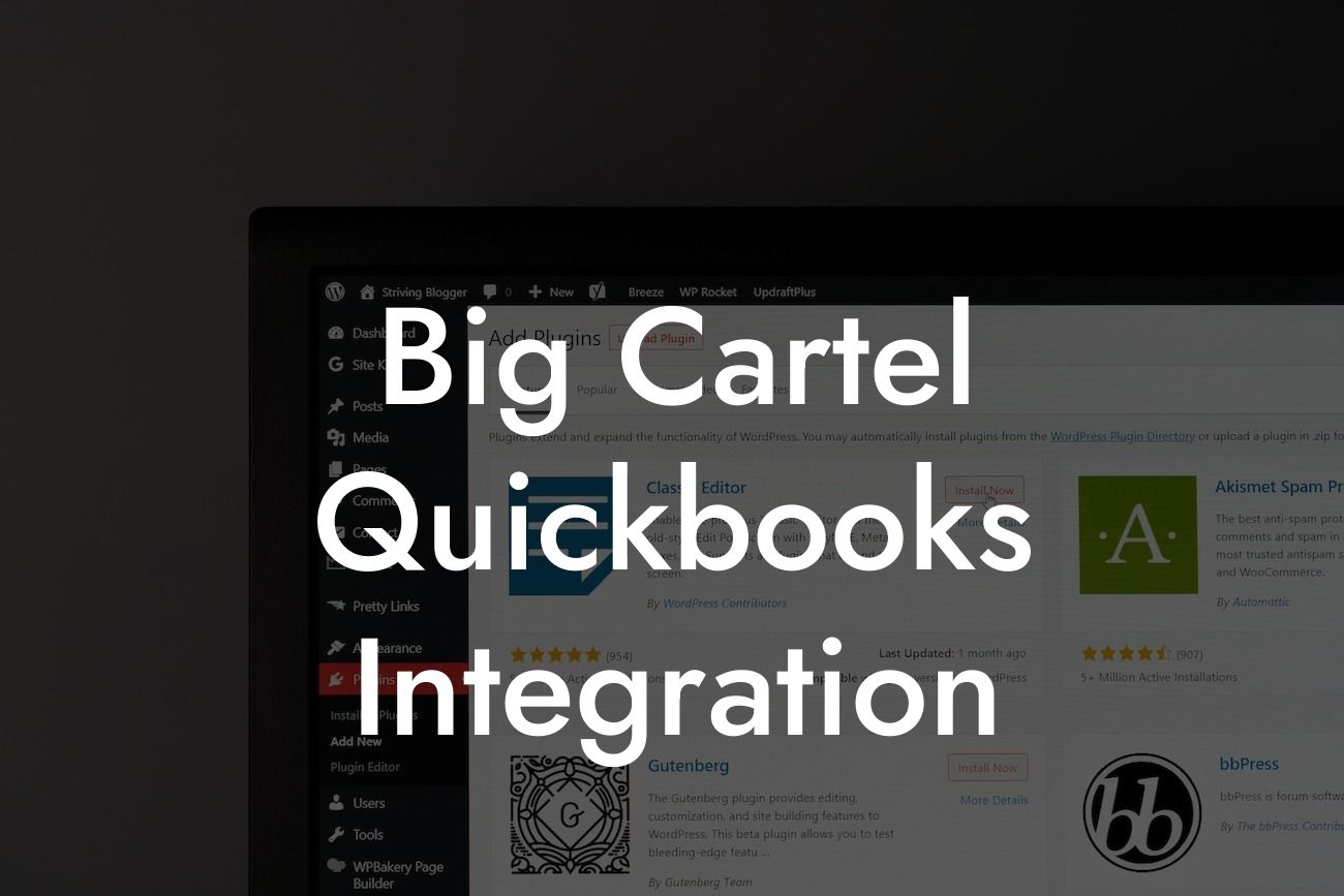 Big Cartel Quickbooks Integration