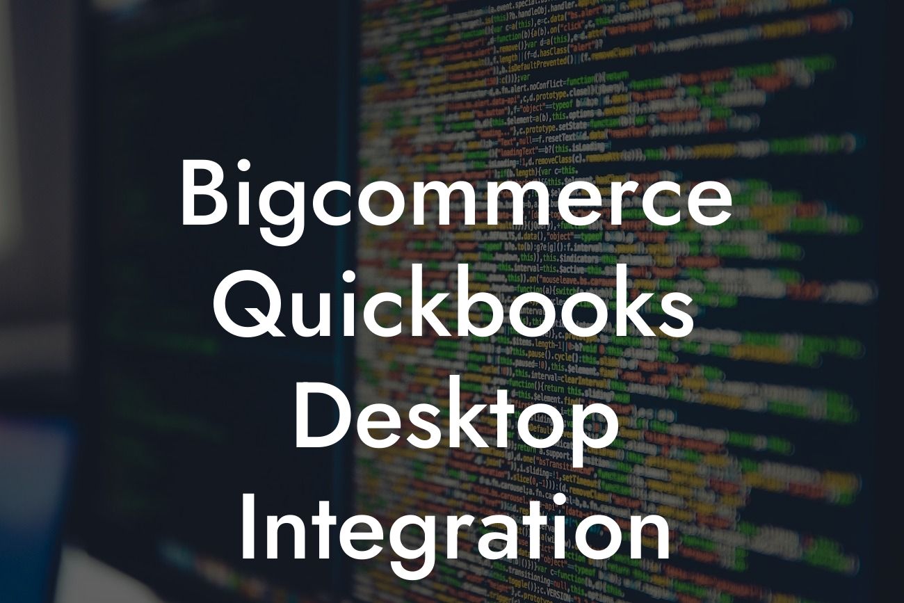 Bigcommerce Quickbooks Desktop Integration