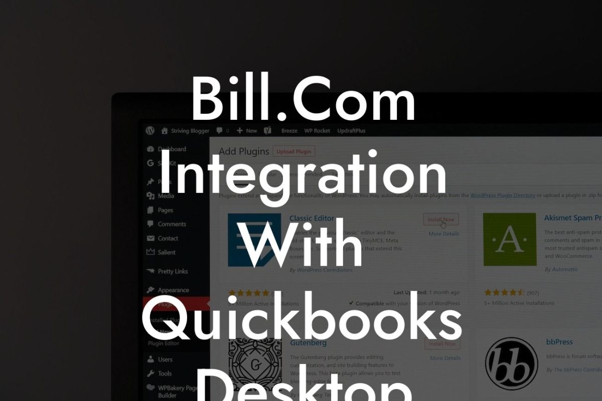 Bill.Com Integration With Quickbooks Desktop