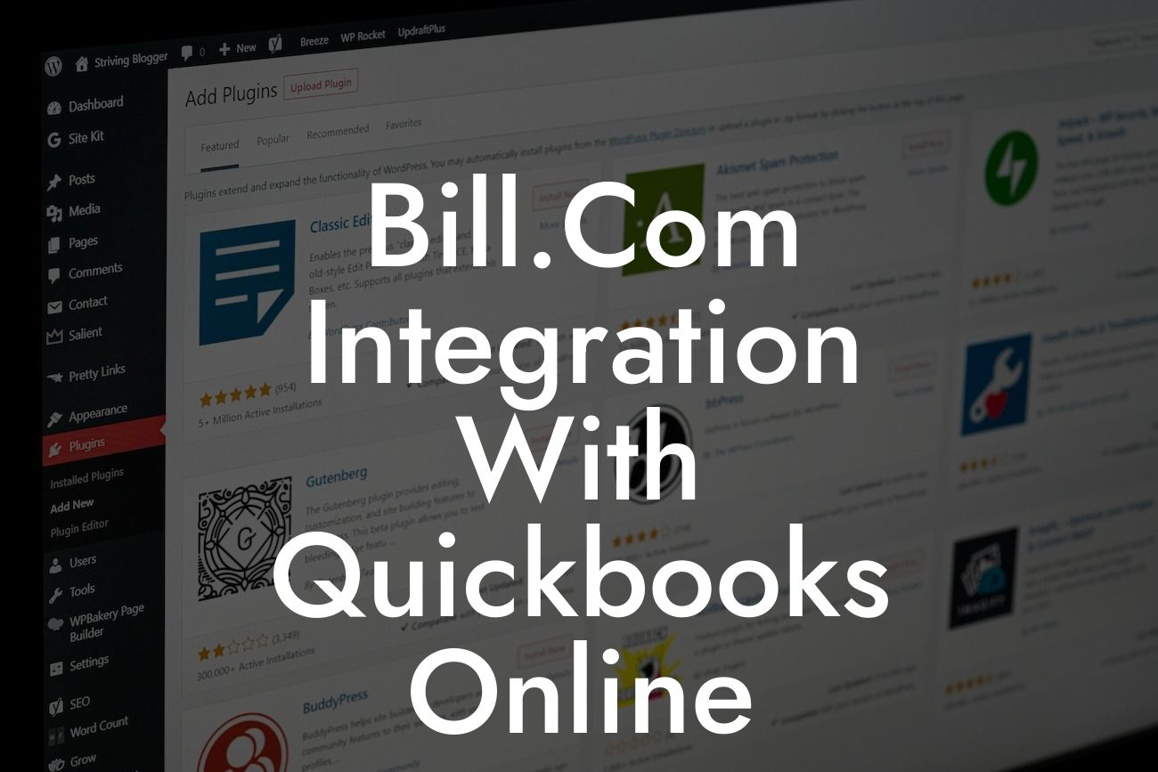 Bill.Com Integration With Quickbooks Online