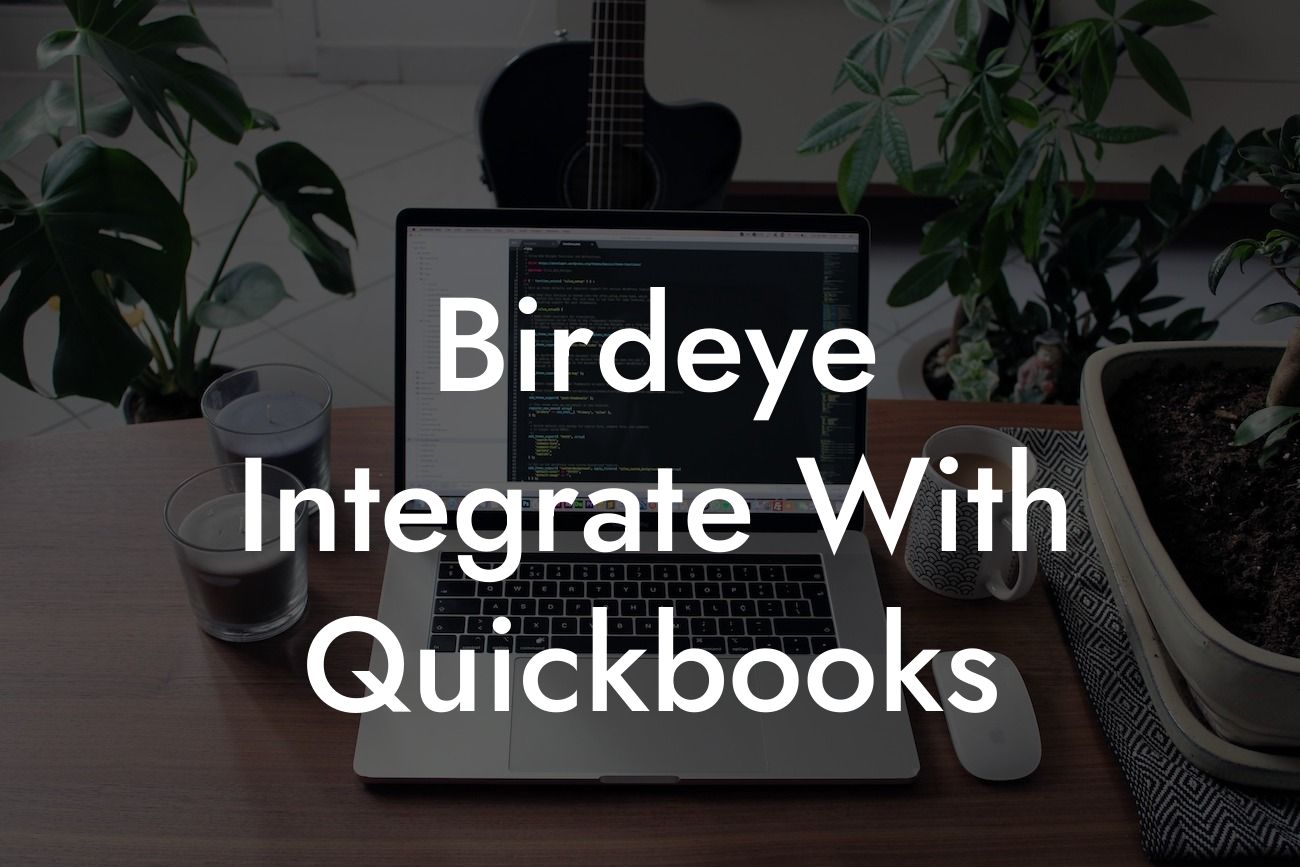 Birdeye Integrate With Quickbooks