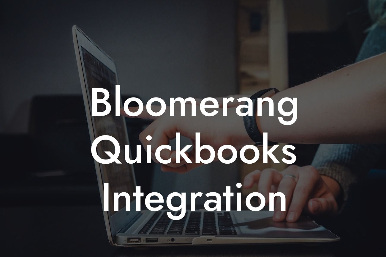 Bloomerang Quickbooks Integration