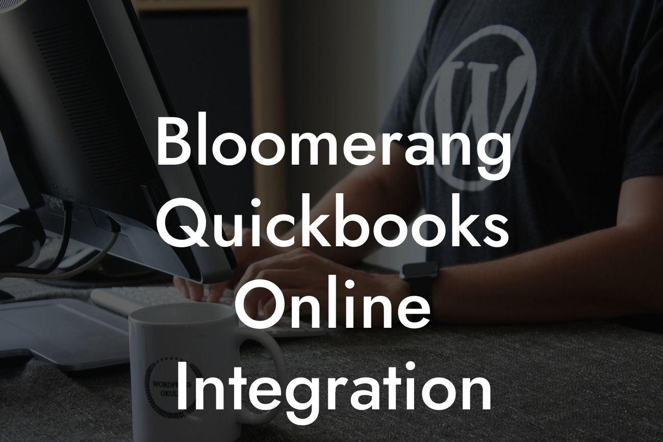 Bloomerang Quickbooks Online Integration