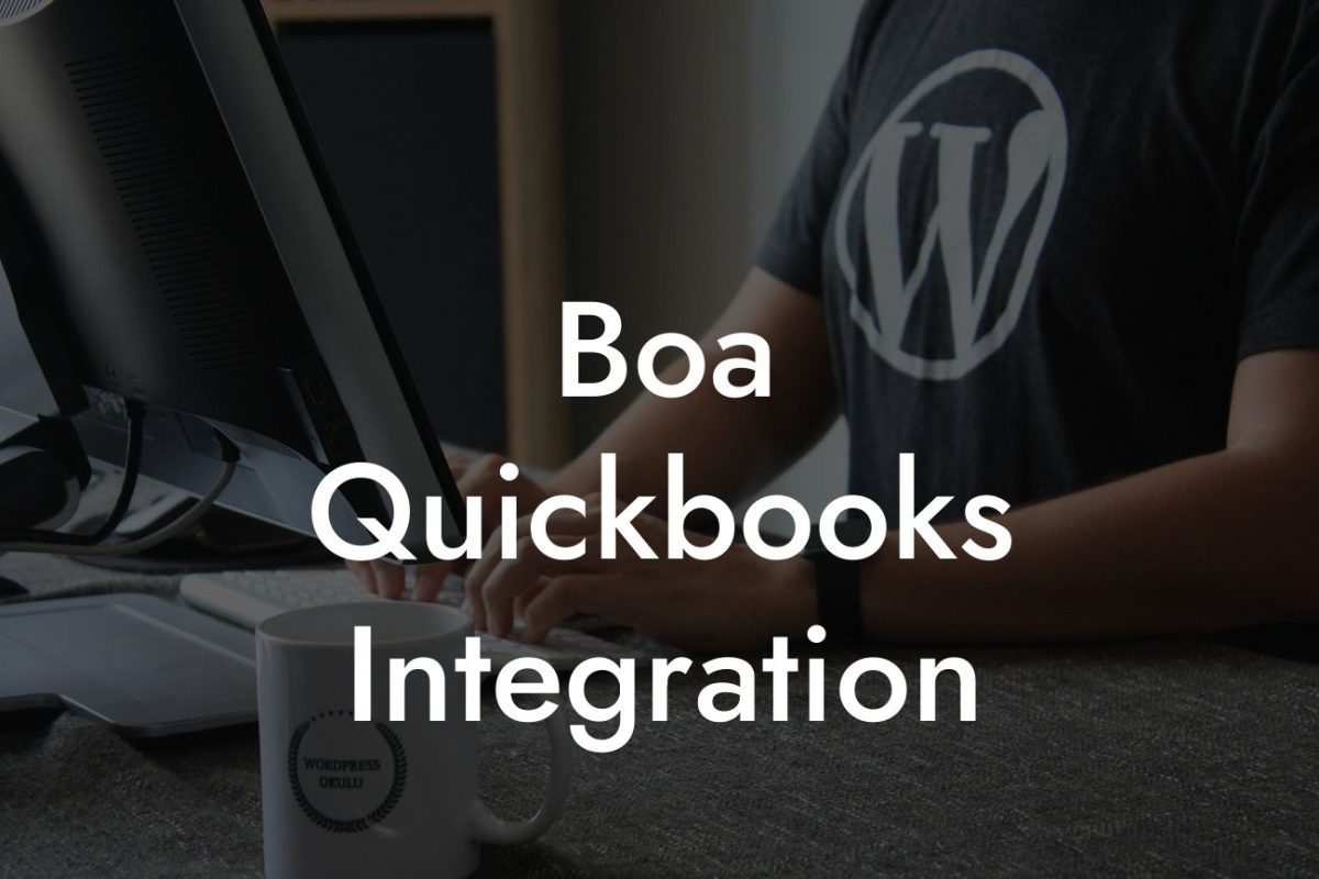 Boa Quickbooks Integration