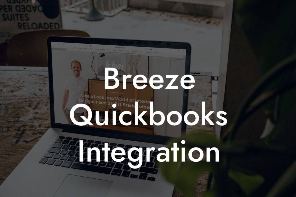 Breeze Quickbooks Integration