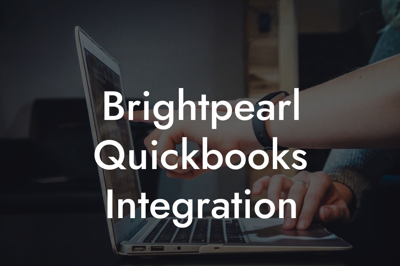 Brightpearl Quickbooks Integration