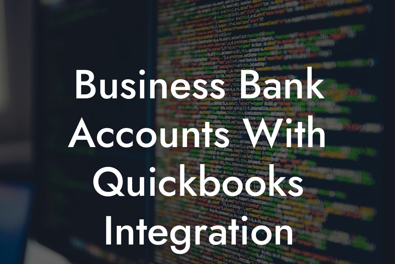 Business Bank Accounts With Quickbooks Integration