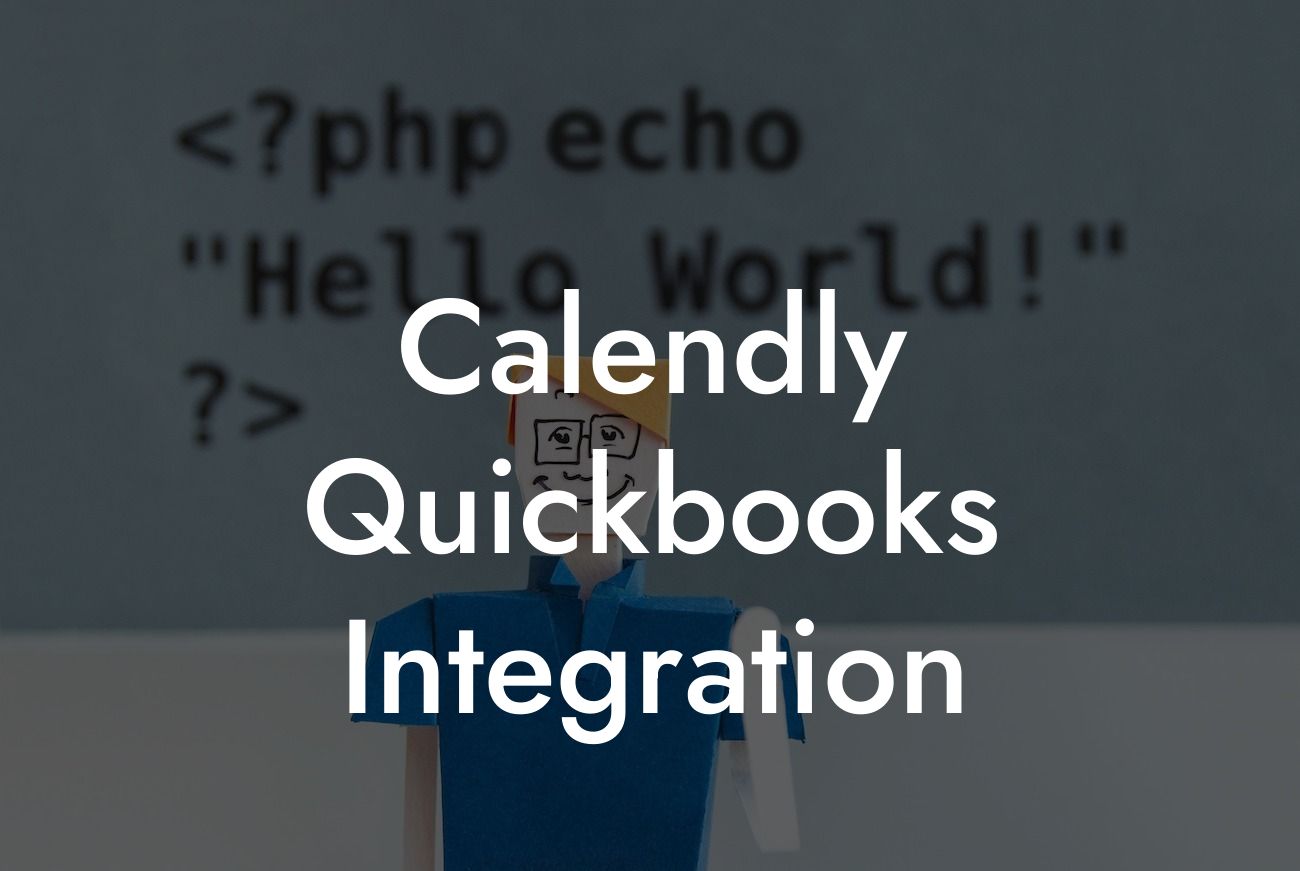 Calendly Quickbooks Integration