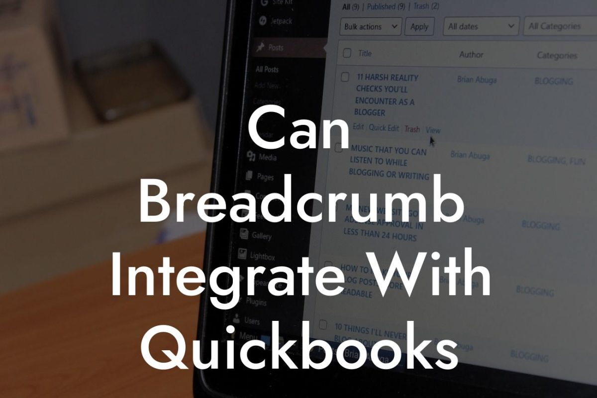 Can Breadcrumb Integrate With Quickbooks