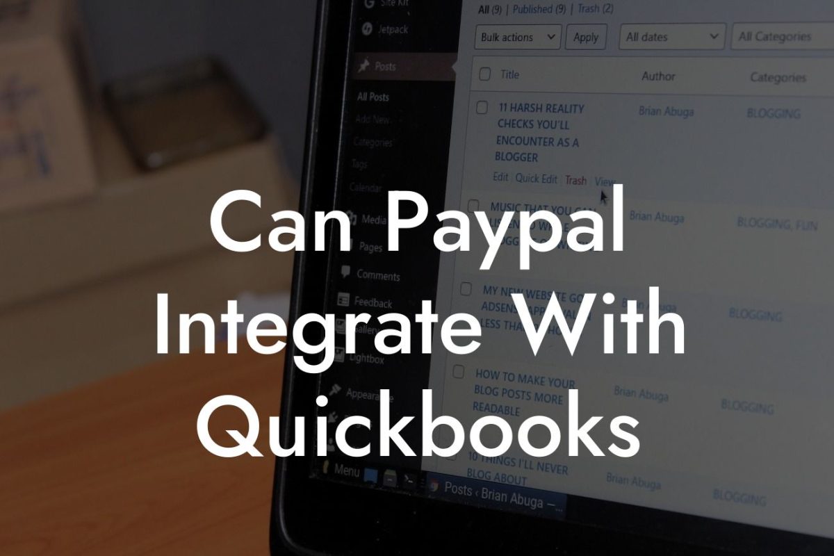 Can Paypal Integrate With Quickbooks