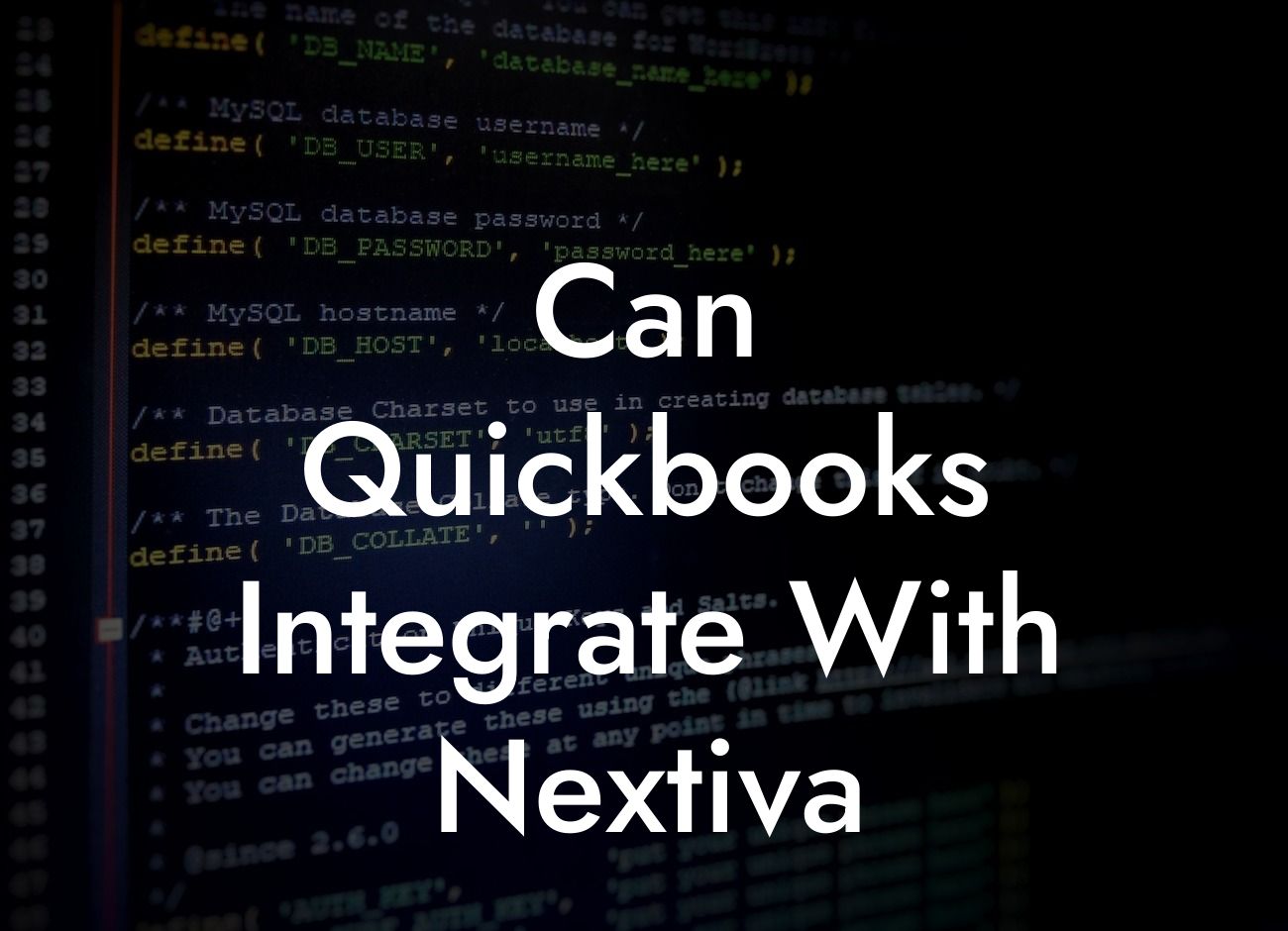 Can Quickbooks Integrate With Nextiva