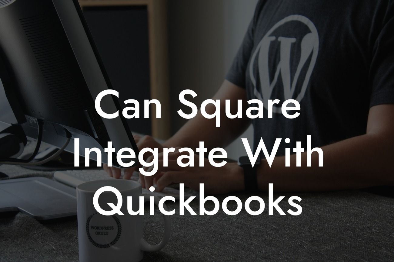 Can Square Integrate With Quickbooks